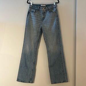 ZARA straight leg classic rise jeans